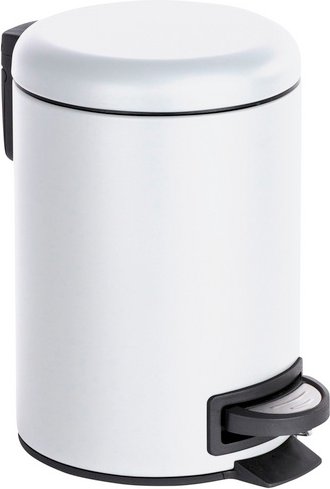 WENKO Treteimer »Leman«, 3 l - weiss