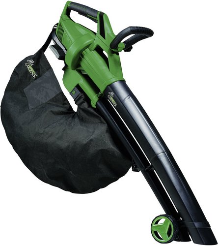 Mr. GARDENER Akku-Laubsauger, grün, max. Blasgeschwindigkeit: 210 km/h - gruen