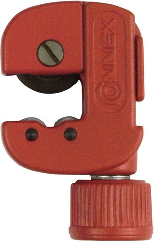 CONNEX Rohrabschneider, Mini, rot, Zinkdruckguss