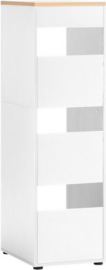SCHILDMEYER Mehrzweckschrank »Solea«, BxH: 45,1 x 96 cm, mattweiß - weiss