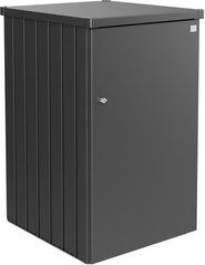 BIOHORT Mülltonnenbox »Alex«, aus Stahlblech, 80x129x88cm (BxHxT), 740 Liter - grau