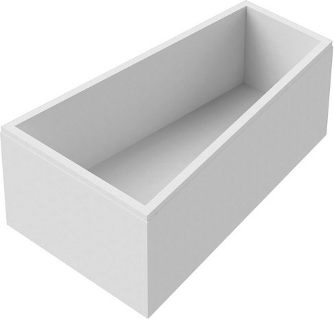 OTTOFOND Wannenträger »Galia «, BxHxL: 96,9 x 63 x 157,5 cm, weiß - weiss