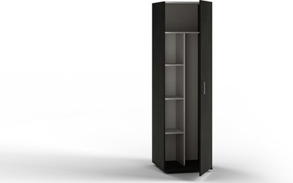 Waschturm Fachverteilung »WSCI162-S«, BxHxT: 39,8 x 162,2 x 28 cm - schwarz