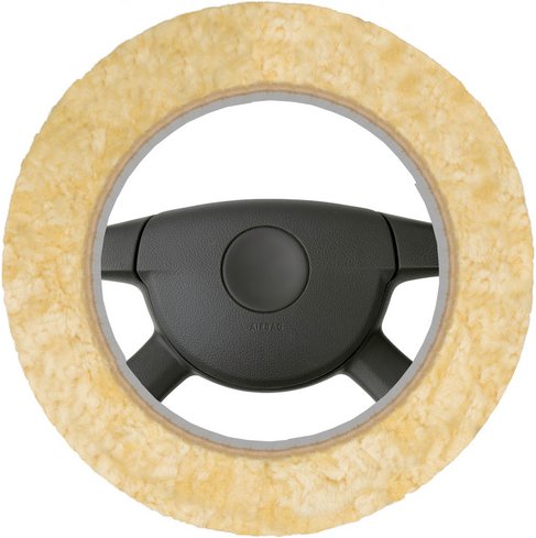 Thumbnail - WALSER Lenkradbezug, Naturmaterial - beige