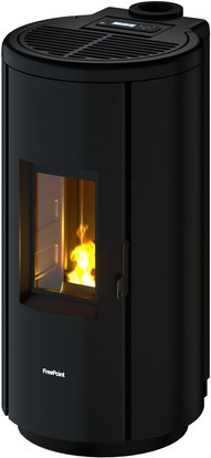 Thumbnail - FREEPOINT Pelletofen »Chrome 7«, 7 kW, Stahl, schwarz