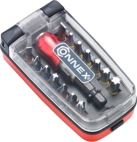 CONNEX Bit-Set, 1/4"-Sechskant - silberfarben