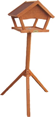 HABAU VOGELHAUS ROTKEHLCHEN - braun