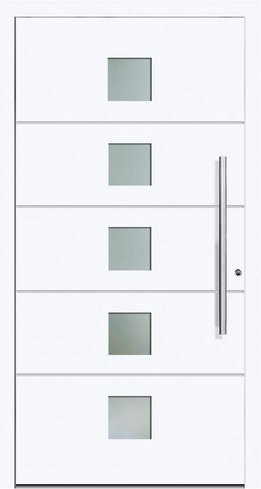 KNOCK Aluminium-Haustür »HELSINKI«, weiß - weiss