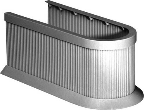 FACKELMANN Siphonabdeckung, silberfarben, Kunststoff, BxHxT: 13,2 x 11 x 26,8 cm