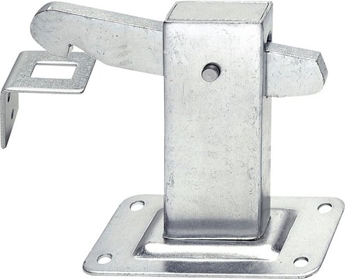 CONNEX Torfeststeller, verzinkter Stahl, silberfarben