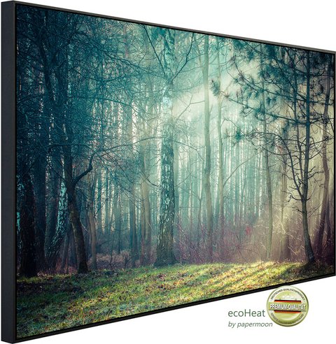 papermoon Infrarotheizung »EcoHeat - Wald«, Matt-Effekt - bunt