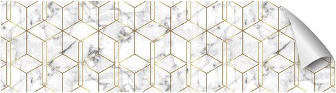 mySPOTTI Küchenrückwand-Panel »fixy«, weiß/beige/hellgrau - weiss