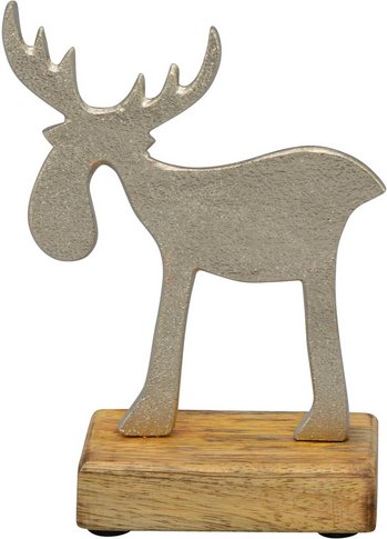 Flowerbox Tierfigur - silberfarben