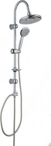 SCHÜTTE Duschsäule »Sommerregen«, Höhe: 102 cm, chromfarben - silberfarben