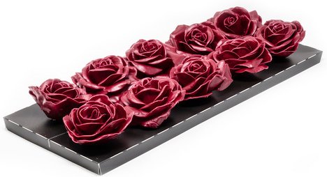 Flowerbox Wachsrose - rosa