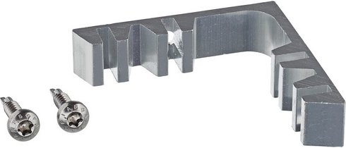 Mr. GARDENER Verbinder, Aluminium, silberfarben, 8 Stück