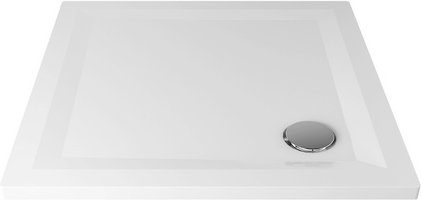 Thumbnail - BREUER Duschwanne »Flat Line Design«, BxT: 80 x 80 cm, weiß - weiss