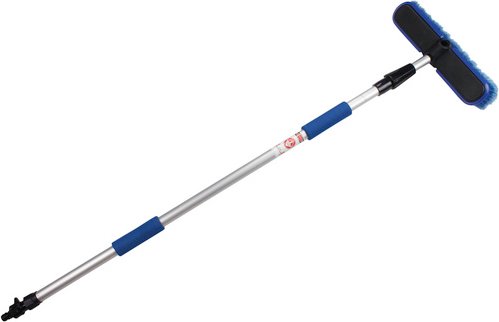 Yachticon Bürste, silber/blau, Aluminium/Kunststoff - silberfarben | blau