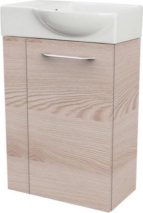 Thumbnail - FACKELMANN Waschplatz-Set »SBC Gäste Bad«, 45cm rechts Alaska Esche - braun