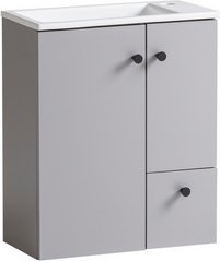 SCHILDMEYER Waschtisch »Balto«, BxH: 50 x 60 cm, platingrau