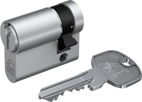 BASI Profil-Halbzylinder, 10/70 mm