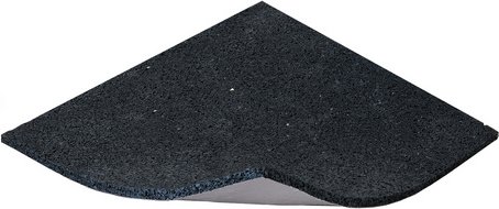 Thumbnail - Kosche Holz- und Bautenschutzunterlage, LxBxH: 200 x 200 x 5 mm, Gummi, schwarz