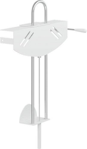 PRESSALIT® Gestell »VALUE«, BxH: 54 x 86 cm, manuell höhenverstellbar - weiss