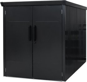 Thumbnail - Westmann Fahrradbox »Velos«, BxHxT: 133 x 151 x 222 cm, Stahl - schwarz