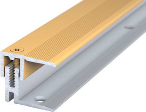 CARL PRINZ Abschlussprofil »LPS 220 XXL«, BxH: 22 x 17 mm, versenkt gelocht - goldfarben