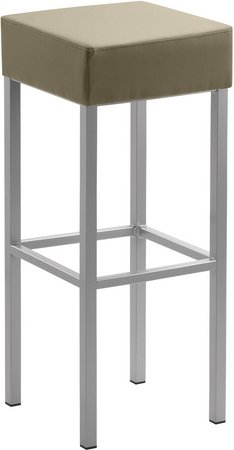 Mayer Sitzmöbel Barhocker »1123«, BxH: 34 x 82 cm, Mikrofaser, taupe - beige