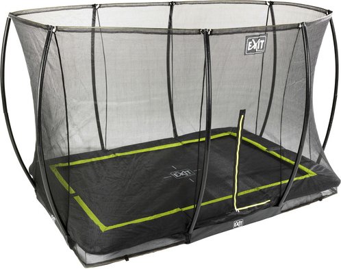 EXIT Toys Trampolin »EXIT Silhouette«, 214 x 305 cm, max. Belastung: 120 kg, inkl. Sicherheitsnetz - schwarz
