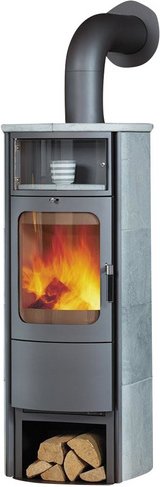 Thumbnail - HARK Kaminofen »Opera B Grande«, steingrau, Naturstein, 7 kW, Dauerbrand geeignet