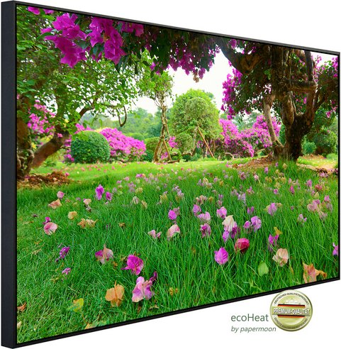 Thumbnail - papermoon Infrarotheizung »EcoHeat - Rasenblumen«, Matt-Effekt - bunt