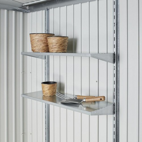 BIOHORT Regalboden »HighLine«, Stahl - silberfarben