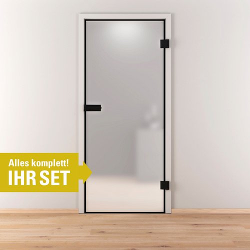 NOVADOORS Glasdrehtür-Set »Nova GST 683«, (BxH): 83,4 cm x 197,2 cm - gruen