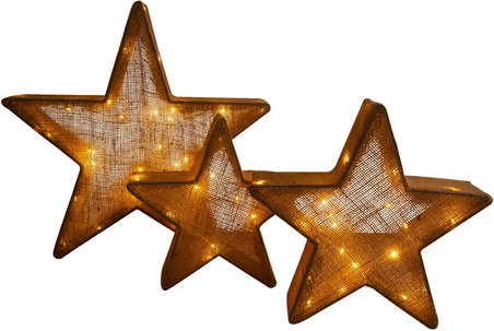 NÄVE Weihnachtsstern, BxH: 10 x 48 cm, braun