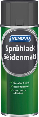 RENOVO Sprühlack, silbergrau RAL 7001, seidenmatt, 400ml