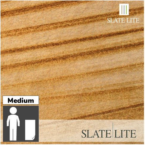 Thumbnail - SlateLite Sandsteinfunier »Teakwood«, bunt, Leicht-Schiefer - grau