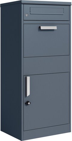 Westmann Paketkasten »Pedro«, BxHxT: 50 x 112 x 37 cm, anthrazit, Stahl - grau