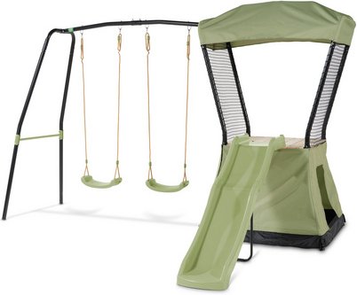 EXIT Toys Spielturm »Ivy«, ab 3 Jahre, mit Rutsche und Doppelschaukel - gruen