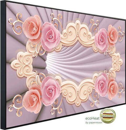 Thumbnail - papermoon Infrarotheizung »EcoHeat - Muster mit Blumen«, Matt-Effekt - bunt