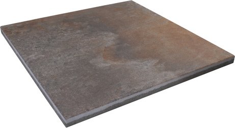 Mr. GARDENER Terrassenplatte »Telea«, BxL: 60 x 60 cm, rostfarben - rot