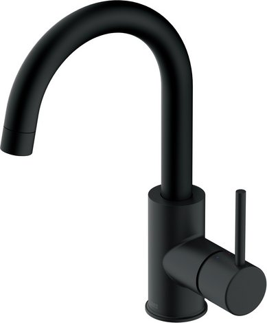 Waschtischarmatur »BOW²«, 3/8", Messing, schwarz-matt