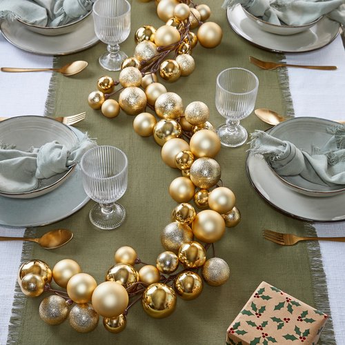 Mica Decorations Girlande, L: 180 cm, gold - goldfarben