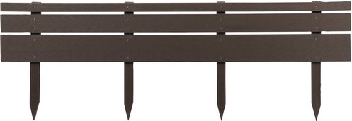 FLORAWORLD Beeteinfassung, Mali 118 x 40cm, dunkelbraun, WPC