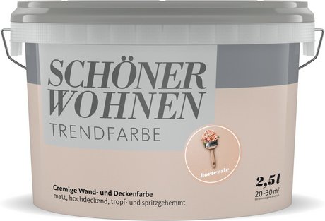 Thumbnail - SCHÖNER WOHNEN FARBE Dispersionsfarbe »Trendfarbe«, Hortensie, matt - rosa