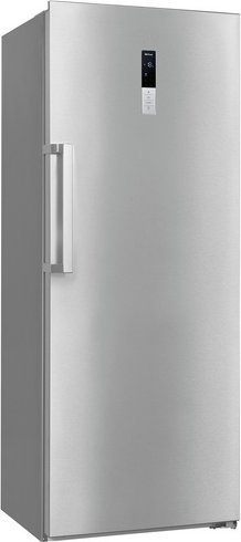 Exquisit Gefrierschrank, BxHxL: 71 x 185,5 x 71 cm, 380l, edelstahloptik - silberfarben