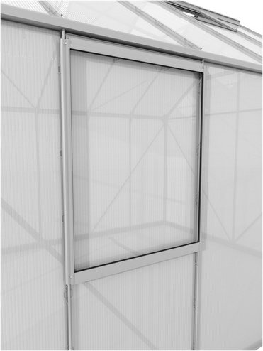VITAVIA Seitenfenster »V«, BxT: 59,5 x 79,2 cm - silberfarben