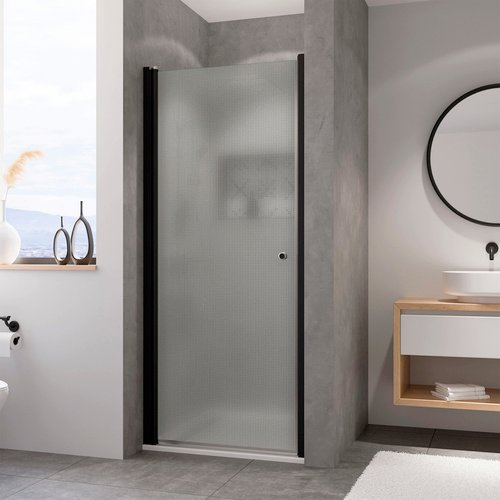 BREUER Duschkabine »Elana 6«, Höhe: 200 cm, schwarz, Scheibenstärke: 6 mm