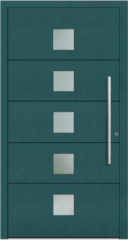 KNOCK Aluminium-Haustür »Terra Nova«, moosgrün - gruen